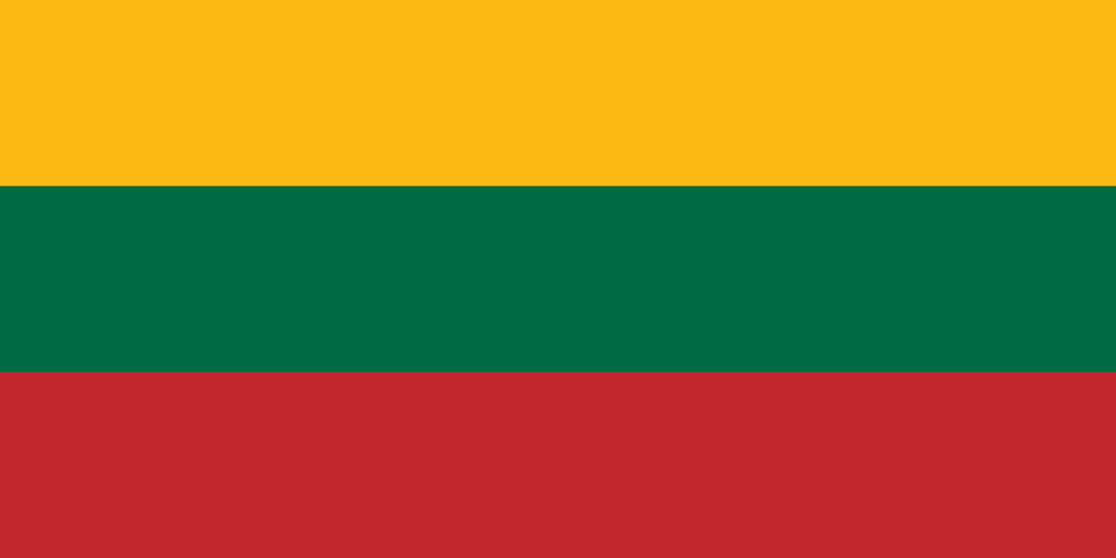 リトアニア国旗の歴史が面白い 侵略されていた時代と独立後のデザインの違い リトアニア情報まとめ